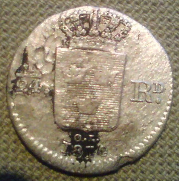 1/24 Riksdaler 1814 Carl XIII
