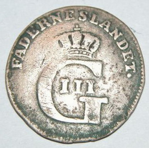 1/24 Riksdaler 1777 Gustav III - Bilde 2