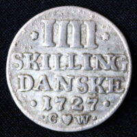 4 Skilling 1727