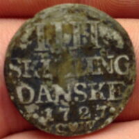 4 Skilling 1727