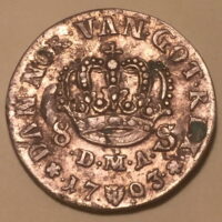 8 Skilling 1703 Glückstadt