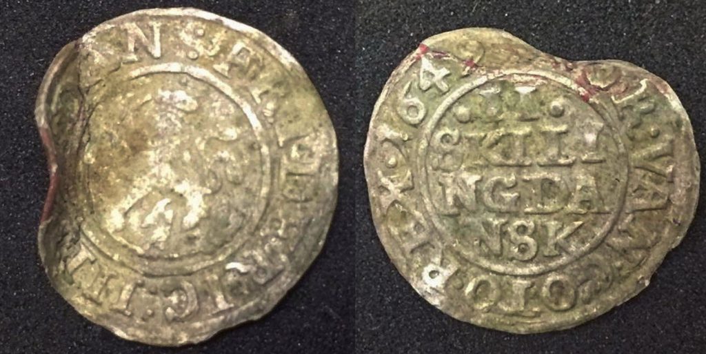 2 Skilling 1649 Metallsøkerforening Museum