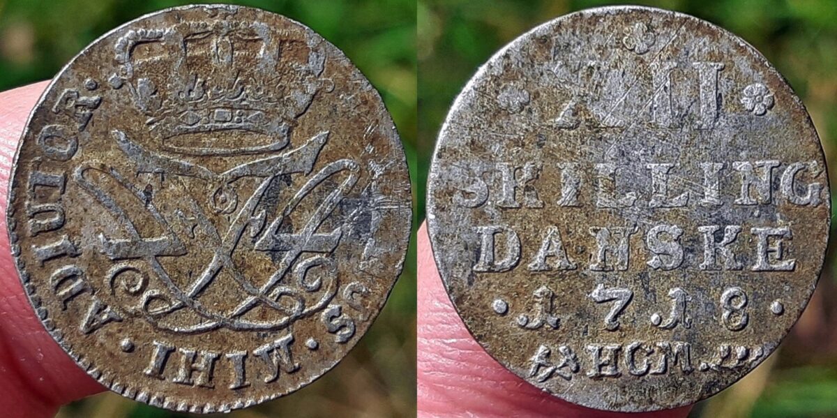 12 Skilling 1718 - Bilde 3