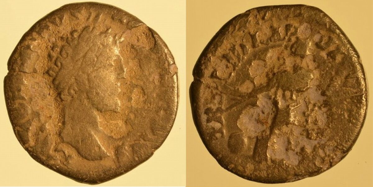 Denar 183 Commodus - Bilde 3