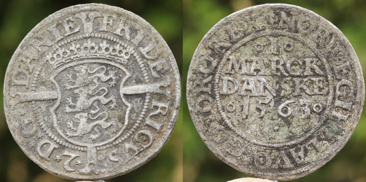 1 Mark 1563 Frederik II - Bilde 3