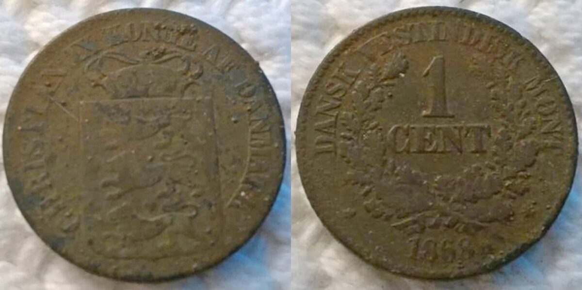 1 Cent 1868 - Bilde 3