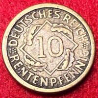 10 Rentenpfennig 1924 (Hamburg)