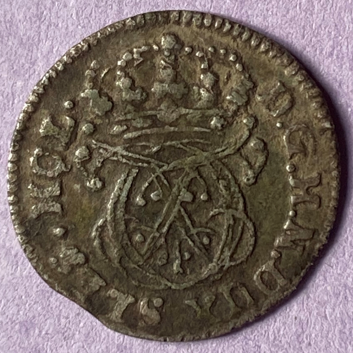 1 Schilling 1712 Karl Friedrich - Bilde 2