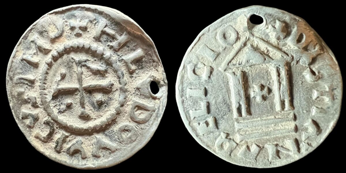 1 Denar 822-840 Ludvig den fromme - Bilde 3