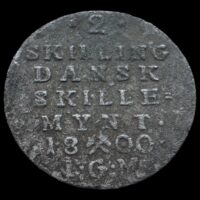 2 Skilling 1800