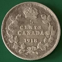 5 Cents 1918 George V