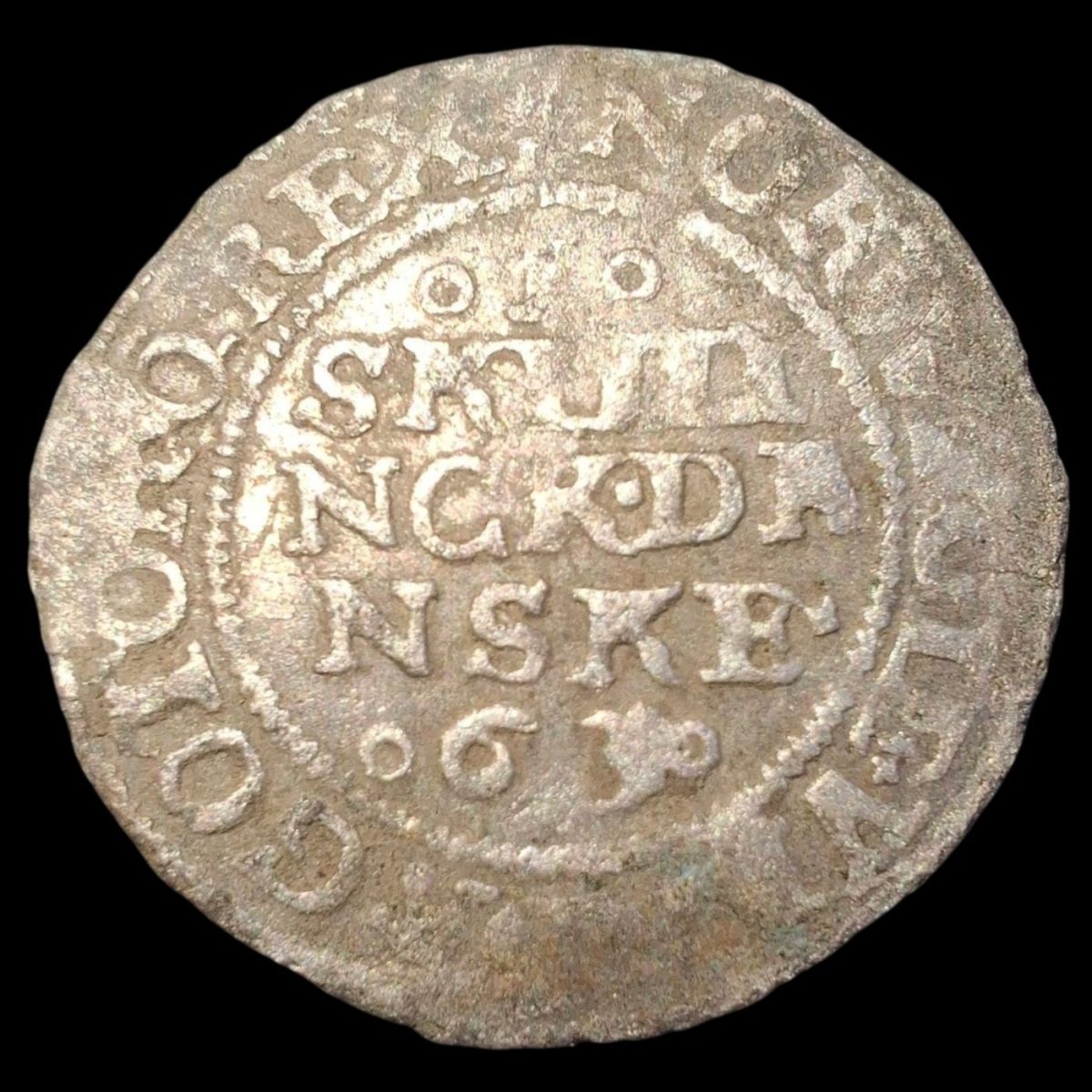 1 Skilling 1563 Frederik II