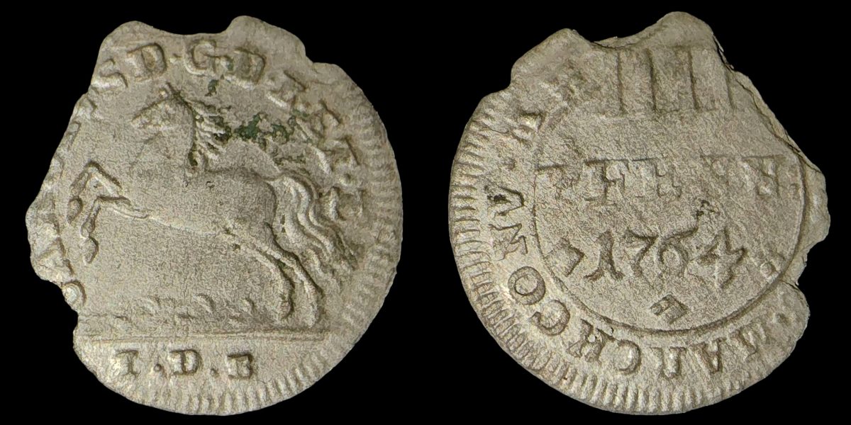 4 Pfennig 1764 Karl I - Bilde 3