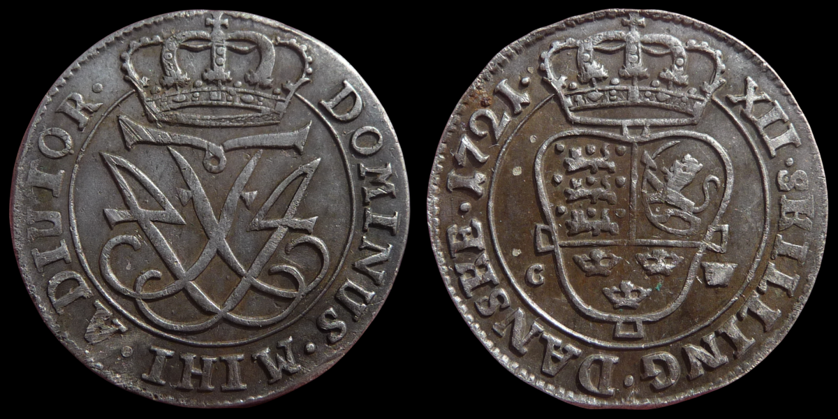 12 Skilling 1721 - Bilde 3